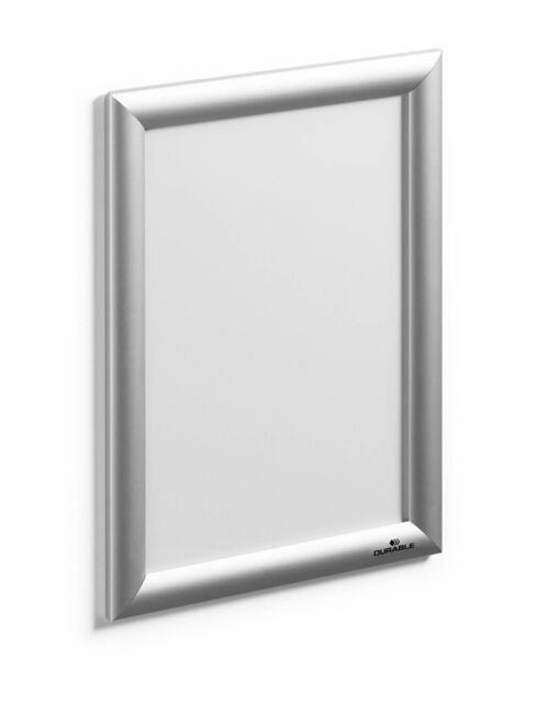 Durable Aluminium Snap Frame Clip Poster Holder Notice Board - A4 Silver - Size: 1 Pack - image 1