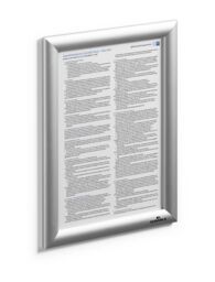 Durable Aluminium Snap Frame Clip Poster Holder Notice Board - A4 Silver - Size: 1 Pack - thumbnail 4