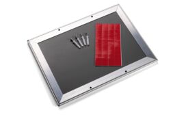 Durable Aluminium Snap Frame Clip Poster Holder Notice Board - A4 Silver - Size: 1 Pack - thumbnail 3