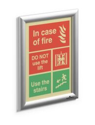 Durable Aluminium Snap Frame Clip Poster Holder Notice Board - A4 Silver - Size: 1 Pack - thumbnail 6