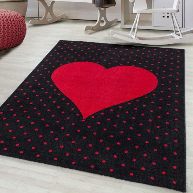 Bravich LTD Kids Heart Rug - Bambi in Red - Size: 160 cm x 230 cm - image 1