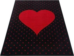 Bravich LTD Kids Heart Rug - Bambi in Red - Size: 160 cm x 230 cm - thumbnail 4