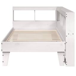 Berkfield Home Bookcase Bed without Mattress White 90x190cm Solid Wood Pine - Size: 90x190 cm - thumbnail 5