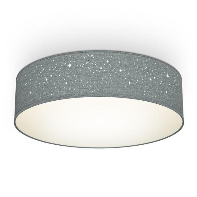 B.K.Licht Grey 2xE27 40W Requires Bulb Ceiling Light - image 1