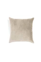 CHRISTY Luxury Filled Velvet 'Jaipur' Square Cushions in Brown - Size: 45 cm x 45 cm - thumbnail 1