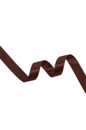 Neel Blue Double Sided Satin Polyester Ribbon Roll, 15mm x 10 Metres in Brown - thumbnail 3