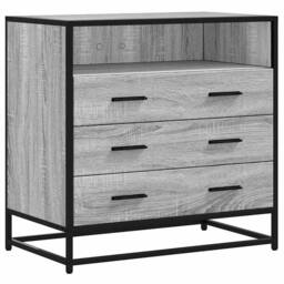 Berkfield Home Drawer Cabinet Grey Sonoma 70x41x70 cm Engineered Wood - Size: 70 x 41 x 70 cm - thumbnail 1