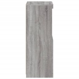 Berkfield Home Sideboard with LED Lights Grey Sonoma 41x37x100 cm - Size: 41 x 37 x 100 cm - thumbnail 8