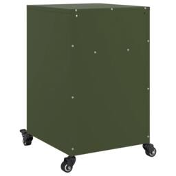 Berkfield Home Stylish Bedside Cabinets 2 pcs Olive Green 36x39x59 cm Steel - Size: 36 x 39 x 59 cm - thumbnail 8