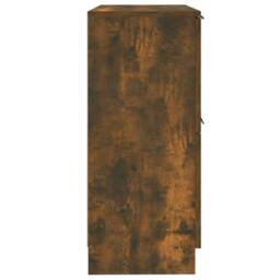 Berkfield Home Sideboard Smoked Oak 30x30x70 cm Engineered Wood in Brown - Size: 30 x 30 x 70 cm - thumbnail 7
