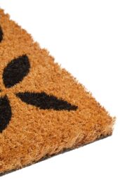 Orsina Filta Flower Coir Doormat in Brown - Size: Small - thumbnail 3