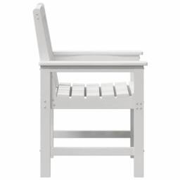 Berkfield Home Garden Dining Chairs 6 pcs White 65.5x55.5x88 cm HDPE - thumbnail 6