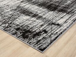 Desire Rugs Obsidian Modern Low Pile Area Rug - Oblique Abstract Design in Grey - Size: 160 cm x 230 cm - thumbnail 5