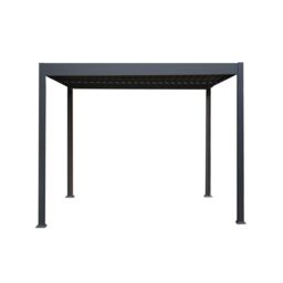 Monstershop Anthracite Aluminium Pergola 3m x 3m in Grey - thumbnail 3