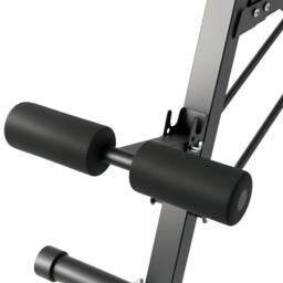 Centra Adjustable Workout Bench Roman Chair 8-Position Backrest Home Gym in Black - thumbnail 5