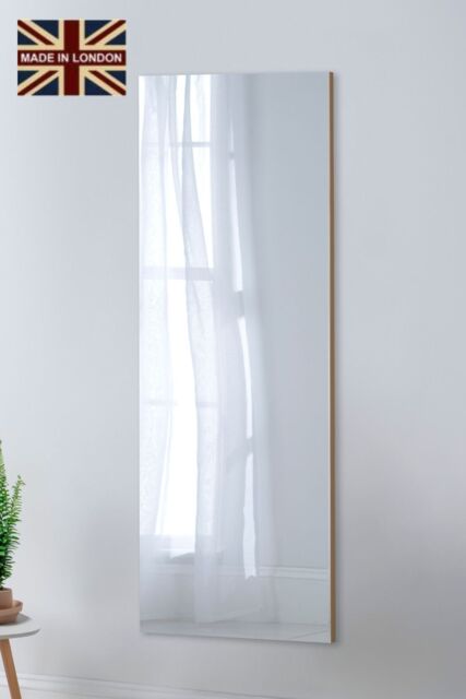 Yearn Mirrors Tall Contemporary Rectangular Wall Mirror in Gold - image 1