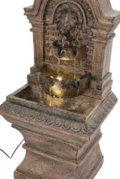 Garden Sanctuary Patio Solar Powered Lighted Garden Water Fountain in Natural - thumbnail 5