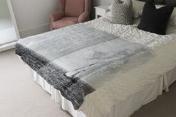 Benjamin Tate Design Sail Blanket in Natural - Size: 120 cm x 150 cm - thumbnail 3