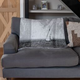 Benjamin Tate Design Sail Blanket in Natural - Size: 120 cm x 150 cm - thumbnail 2