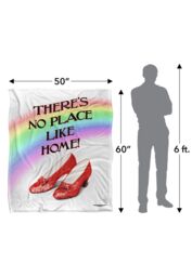 Warner Brothers The Wizard Of Oz Officially Licensed Silky Touch Super Soft Throw Blanket 152 x 127 cm in White - thumbnail 5