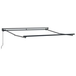 Berkfield Home Retractable Awning Manual Burgundy Red 300x250 cm Polyester - thumbnail 5