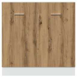 Berkfield Home Sink Bottom Cabinet Lyon Artisan Oak 80x46x81.5 cm Engineered Wood in Brown - thumbnail 5