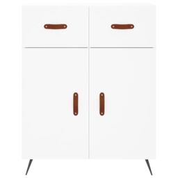 Berkfield Home Sideboard White 69.5x34x90 cm Engineered Wood - thumbnail 6