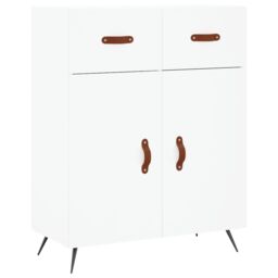 Berkfield Home Sideboard White 69.5x34x90 cm Engineered Wood - thumbnail 2