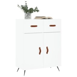 Berkfield Home Sideboard White 69.5x34x90 cm Engineered Wood - thumbnail 3