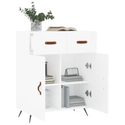 Berkfield Home Sideboard White 69.5x34x90 cm Engineered Wood - thumbnail 4