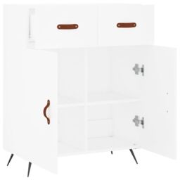 Berkfield Home Sideboard White 69.5x34x90 cm Engineered Wood - thumbnail 5