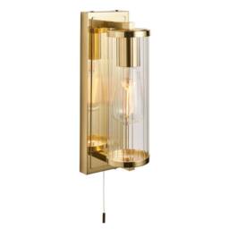 Netlighting 'COMO' Non Dimmable Stylish Contemporary Bathroom Glass Wall Lamp in Yellow - thumbnail 1