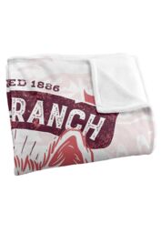 Yellowstone Protect The Land Wolf Silky Touch Super Soft Throw Blanket 152 X 127 cm in White - thumbnail 3