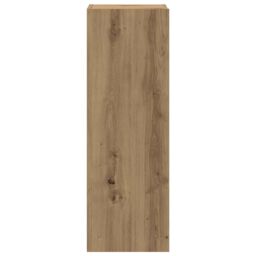 Berkfield Home Wall Mounted TV cabinets 4 pcs Artisan Oak Engineered Wood in Brown - thumbnail 5