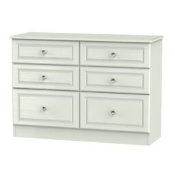 Ready Assembled 2 U Hilton 6 Drawer Wide Chest (Ready Assembled) in Taupe - thumbnail 7