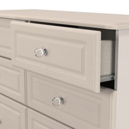 Ready Assembled 2 U Hilton 6 Drawer Wide Chest (Ready Assembled) in Taupe - thumbnail 6