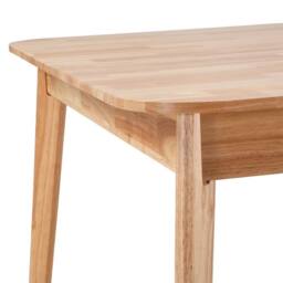 CALICOSY Extendable Dining Table From 120 To 160 Cm In Solid Wood - SOLINE in Light Oak - thumbnail 8