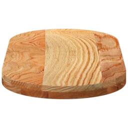 Berkfield Home Table Top Light Brown 80x40x4 cm Solid Wood Oak Oval - Size: 80 x 40 x 4 cm - thumbnail 6