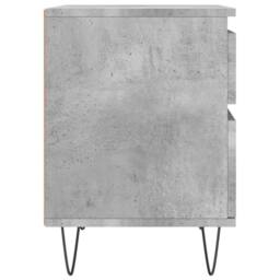 Berkfield Home Modern Bedside Cabinet Concrete Grey 40x35x50 cm Engineered Wood - Size: 40 x 35 x 50 cm - thumbnail 7