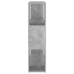 Berkfield Home Book Cabinet Room Divider Concrete Grey 100x24x94 cm - Size: 100 x 24 x 94 cm - thumbnail 6