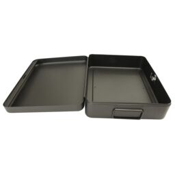 mysmartbuy Lockable Security Box - Floor or Wall Mountable Steel Safe in Black - thumbnail 2