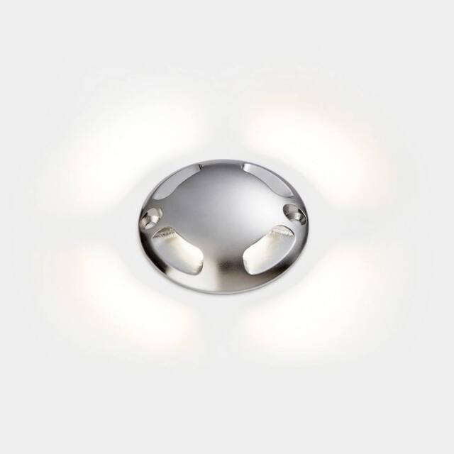 Netlighting Pixel Outdoor LED Recessed Ground Light IP65 IP67 3.4W 3000K in Grey