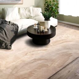THE RUGS Villeroy & Boch 1899 Soft Pile Rug Leon Abstract Living Room in Cream - Size: 200 cm diameter - thumbnail 9