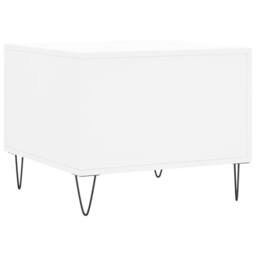 Berkfield Home Decorative Coffee Table White 50x50x40 cm Engineered Wood - Size: 50 x 50 x 40 cm - thumbnail 8