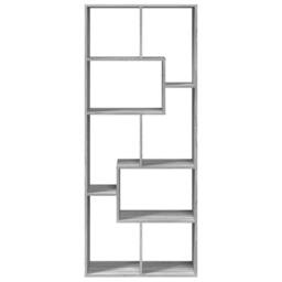 Berkfield Home Room Divider Bookcase Grey Sonoma 67x25x161.5 cm Engineered Wood - thumbnail 5