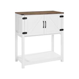 SPETLEK Coffee Bar Cabinet 3-Tier Coffee Bar Table in White - thumbnail 1