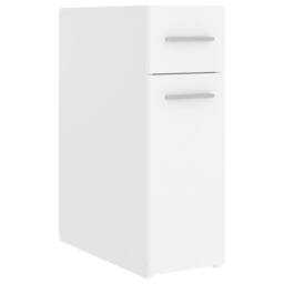 Berkfield Home Sturdy Apothecary Cabinet White 20x45.5x60 cm Engineered Wood - thumbnail 3