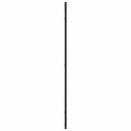 Berkfield Home Wall Mirror Black 50x100 cm Rectangle Iron - thumbnail 4