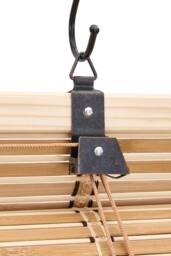 Living and Home 150cm H Natural Roll-Up Bamboo Blinds for Windows in Brown - Size: 90 cm width x 150 cm drop - thumbnail 6