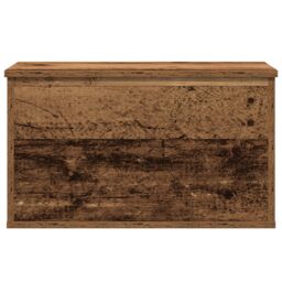 Berkfield Home Storage Box Old Wood 60x35x35 cm Made of Engineered Wood in Brown - Size: 60 x 35 x 35 cm - thumbnail 7
